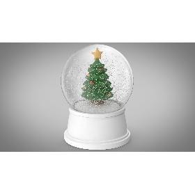 Snow Globe with Christmas Tree 6 3D model
